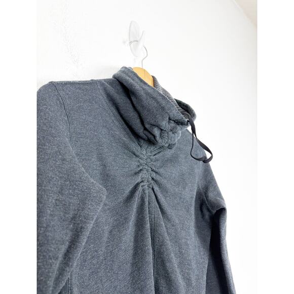 Lululemon In A Cinch Long Sleeve Tee Reversible Cowl Neck Pullover Small Gray - Picture 5 of 14